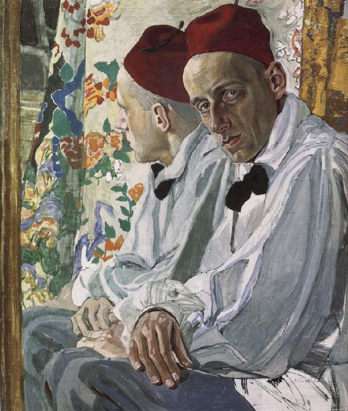 Alexander Yakovlevich GOLOVIN Portrait of Stage Director  Vsevolod Meyerhold oil painting picture